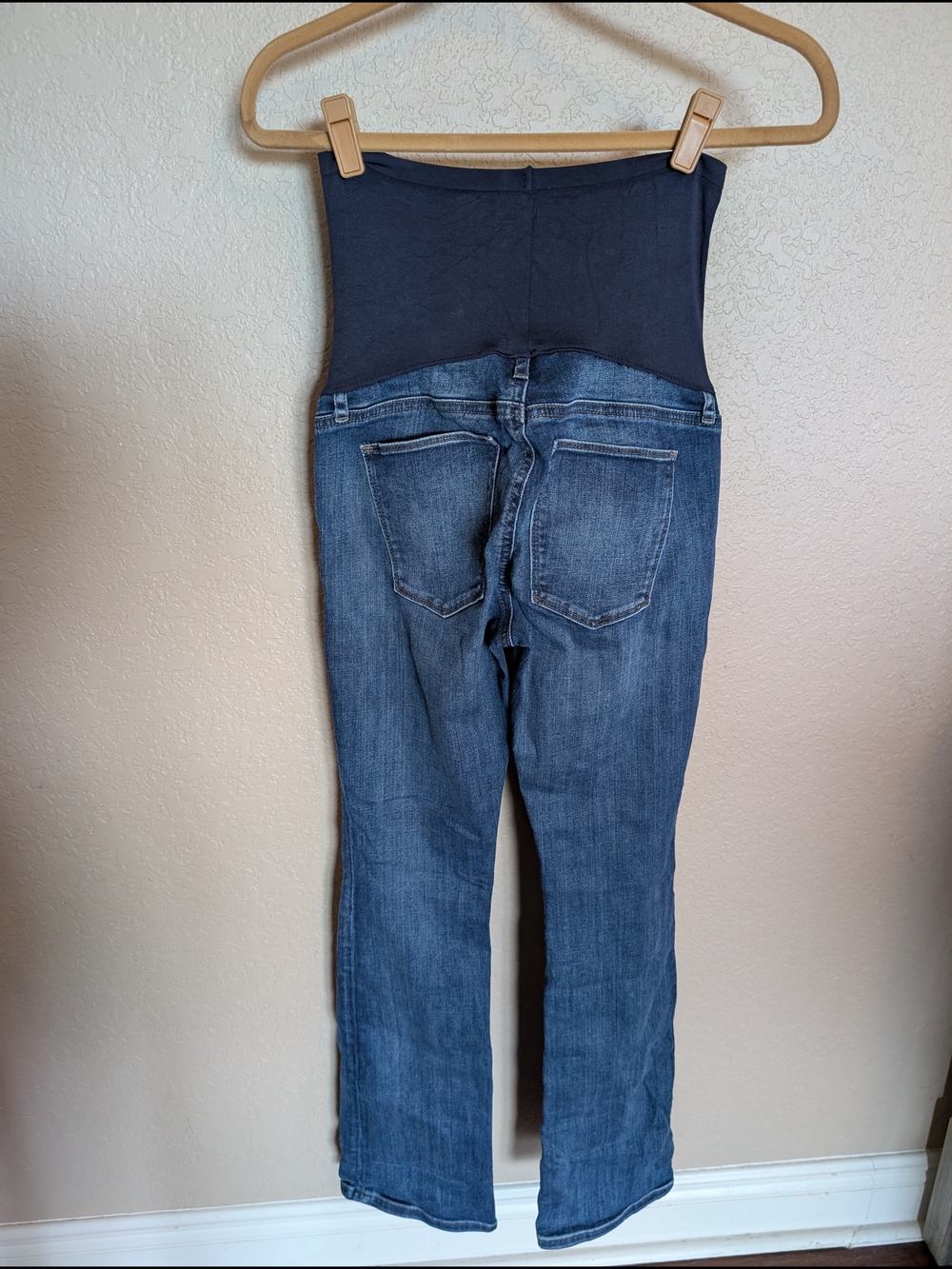 GAP Dark Blue Maternity Bootcut Jeans - Picture 2 of 3